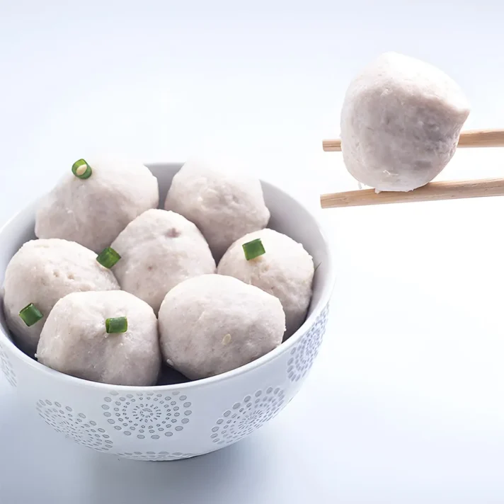 Pork Ball Stuffed With Satay Sauce 2