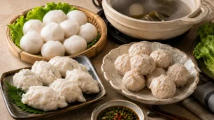 Cuttlefish Ball Paste Huazhi Ball Comparison