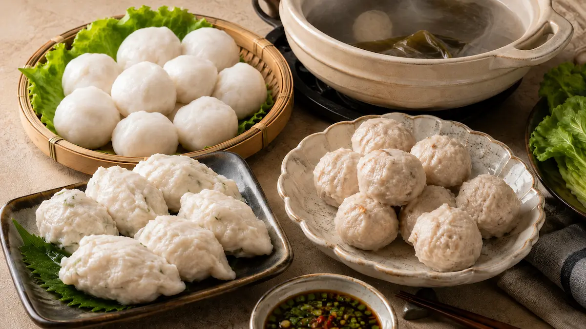 Cuttlefish Ball Paste Huazhi Ball Comparison