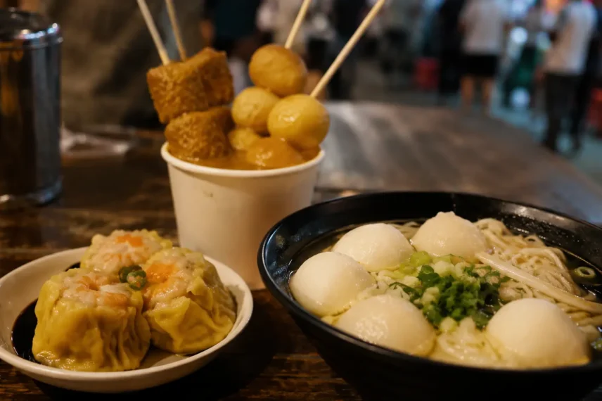 Hong Kong Fish Balls Street Food Memory