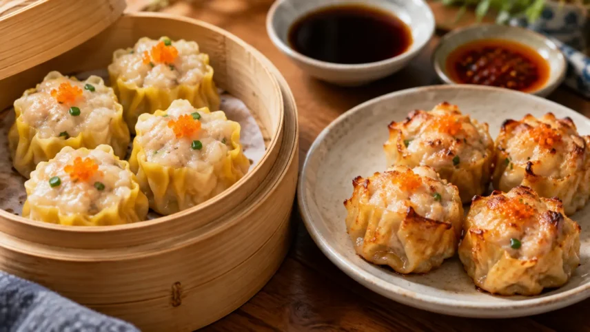 氣炸魚肉燒賣