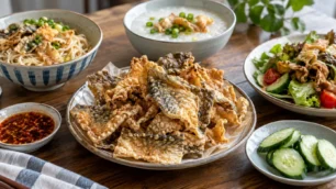 炸魚皮食法