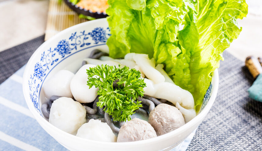 墨魚丸麵
